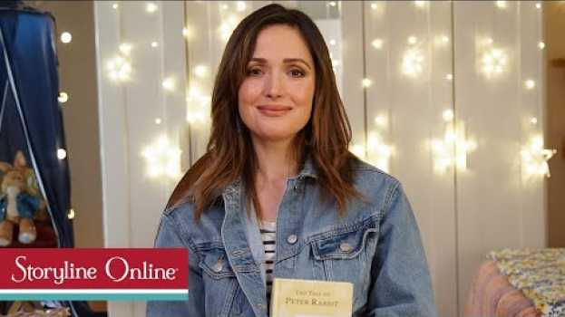 Video 'The Tale of Peter Rabbit' read by Rose Byrne em Portuguese