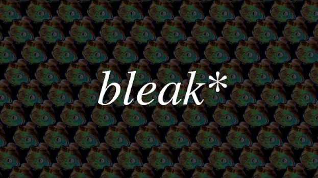 Video bleak (the world around me crumbles and I play animal crossing) en français