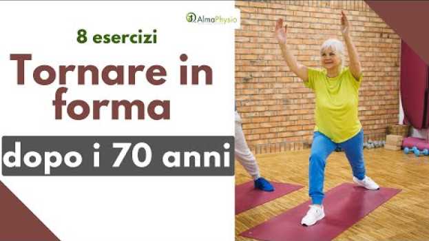 Video come tornare in forma dopo i 70 anni (8 esercizi da fare a casa!!) na Polish