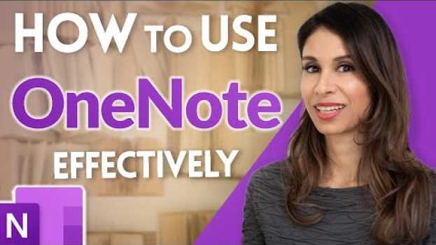 Video How to Use OneNote Effectively (Stay organized with little effort!) in Deutsch