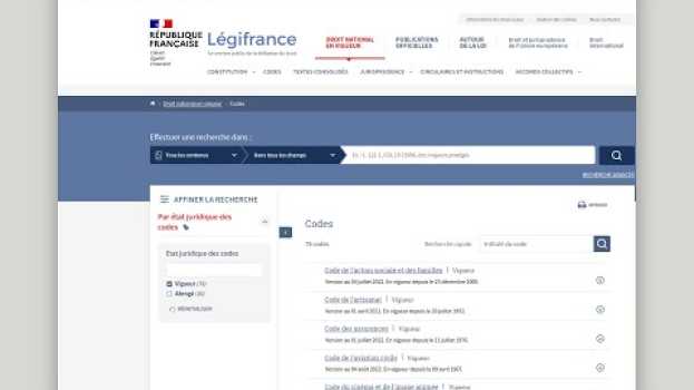 Video What is a code law legal system? en français