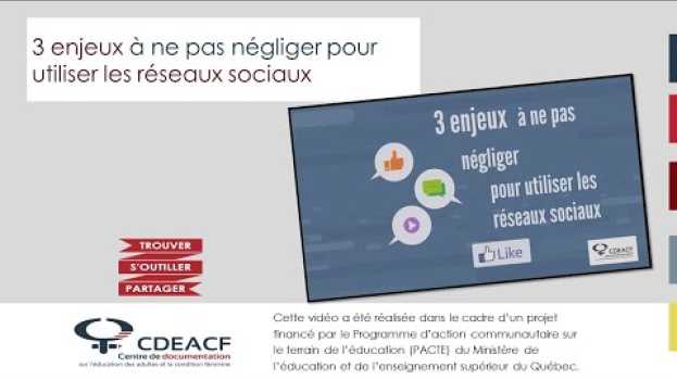 Video 3 enjeux à ne pas négliger pour utiliser les réseaux sociaux en français