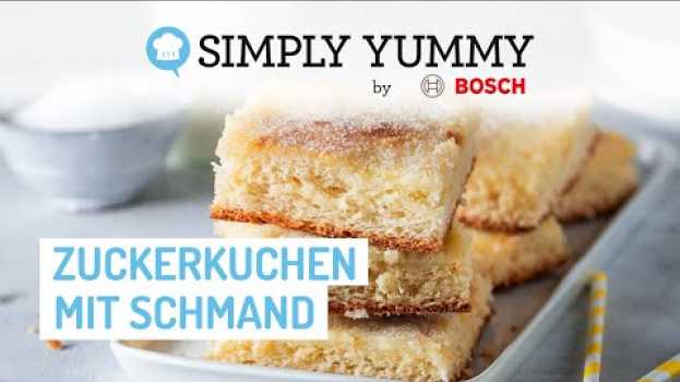 Video Rezept für Zuckerkuchen mit Schmand vom Blech 😍 | SIMPLY YUMMY Rezepte in English