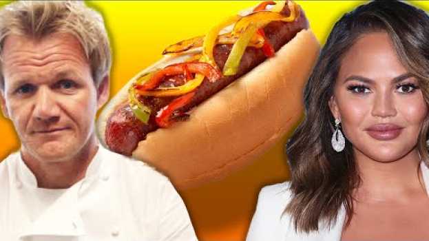 Video Which Celebrity Makes The Best Hot Dog? em Portuguese