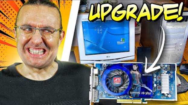 Video ⚙️ UPGRADE: PRUEBO UNA RADEON 3850 AGP CON MI PC GAMER DE HACE 20 años flipad con mi Pentium 3 dual na Polish