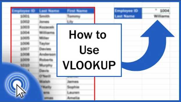 Video How to Use the VLOOKUP Function in Excel (Step by Step) in English