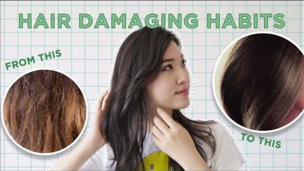 Video 😱Hair Damaging Habits You’re Doing EVERY DAY! • Simple Tips No One Tells You en français