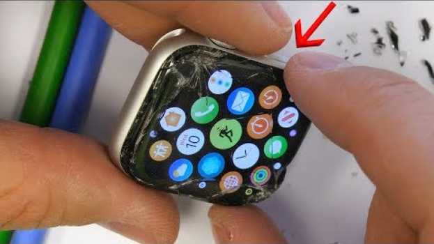 Video Glass Only Apple Watch 4 Screen Fix - NEARLY IMPOSSIBLE! su italiano