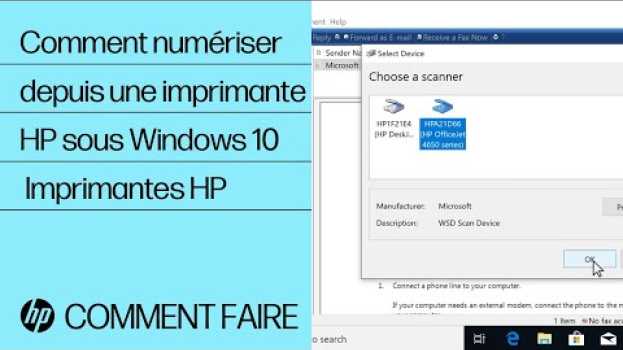Video Comment numériser depuis une imprimante HP sous Windows 10 | Imprimantes HP | @HPSupport na Polish