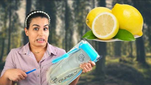 Video How to clean a hydration pack with lemon and baking soda en Español