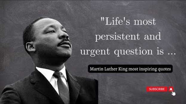 Video Martin Luther King Inspiring Quotes | I have a Dream #Quotes  #Inspirational in Deutsch