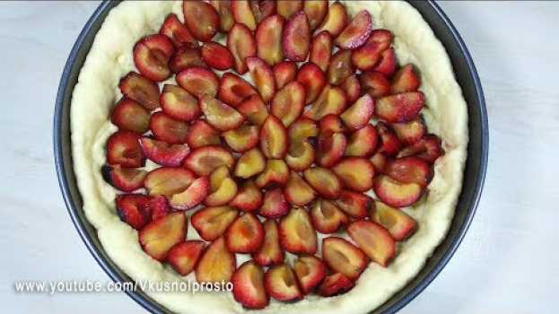 Video Вкуснейший Пирог со Сливами в Сметанной Заливке  / Sour cream plum pie em Portuguese