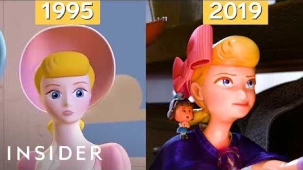 Видео How Pixar's Animation Has Evolved Over 24 Years, From ‘Toy Story’ To ‘Toy Story 4’ | Movies Insider на русском