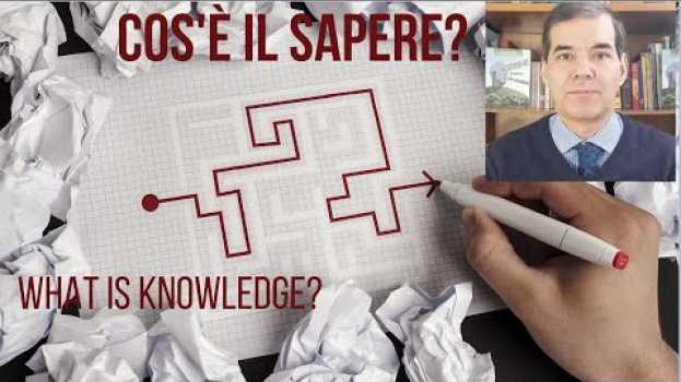 Video Cos'è il #sapere? #knowledge#Ademar Da Silva. #Utopia! Tutto ciò sta per accadere. #Monza #Scrittore en français