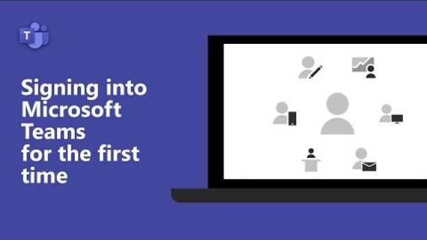 Video Signing into Microsoft Teams for the first time if you're a student su italiano