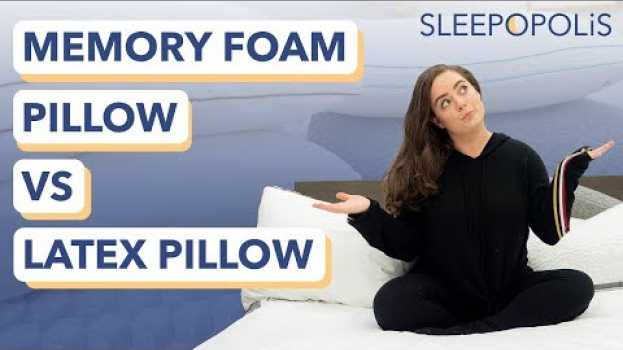Video Memory Foam vs Latex Foam Pillow Review - Which is Best for You? em Portuguese