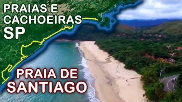Video A linda e pequena Praia de Santiago, São Sebastião - SP en Español