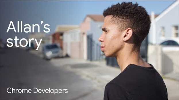 Video Allan's story - Using the web to help young people find work in English