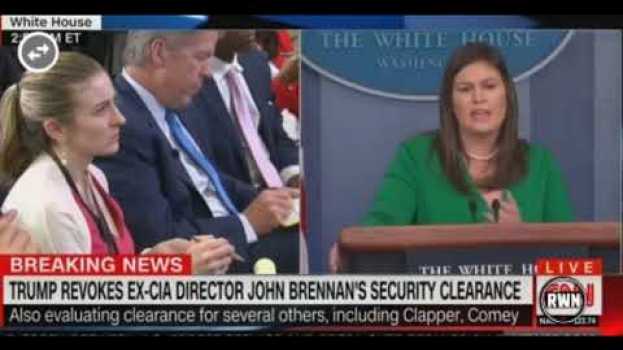 Video Reporter Asks How Many Black Americans Work At WH – Sanders Flips The Script BIG Time in English
