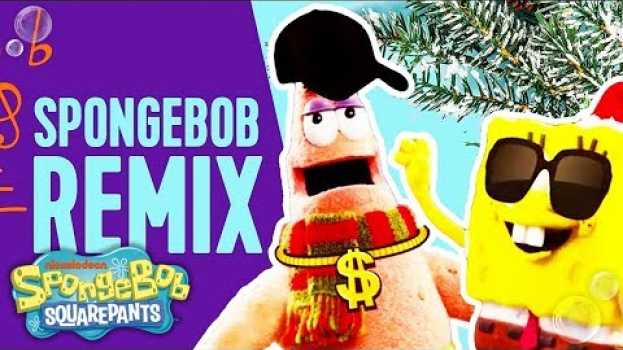Видео ‘Santa Has His Eyes On Me’  🎅 Remix | SpongeBob на русском