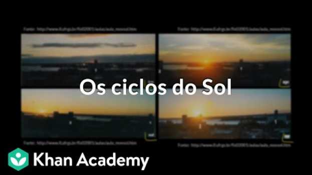 Video Os ciclos do Sol in English