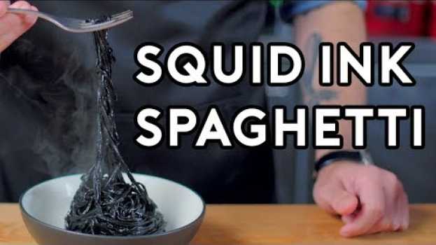 Video Binging with Babish: Squid Ink Pasta from JoJo's Bizarre Adventure em Portuguese