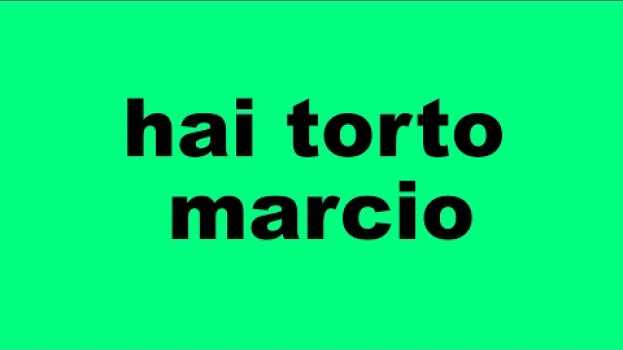 Video avere torto marcio | Impara i modi di dire italiani en Español