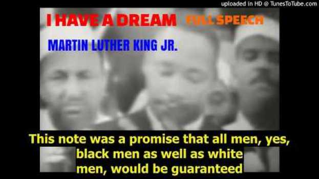 Video ENGLISH SPEECH | Dr  Martin Luther King: I Have a Dream (English Subtitles) in Deutsch