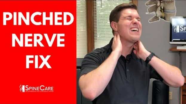 Video How to FIX a Pinched Nerve in Your Neck | RELIEF IN SECONDS! su italiano