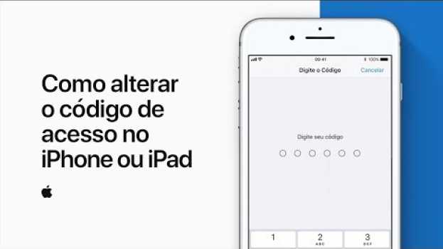Video Como alterar o código de acesso no iPhone ou iPad – Suporte da Apple en Español