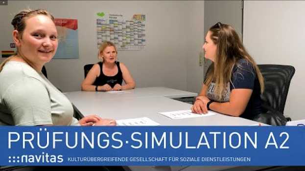 Video Mündliche Prüfung Deutsch A2 : Prüfungssimulation en français