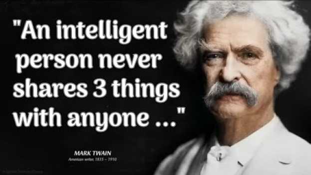 Video Mark Twain's Inspirational Quotes That Will Change Your View Of Life em Portuguese