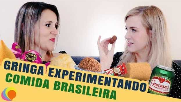 Видео Irlandesa experimentando comida Brasileira pela primeira vez - feat. Diane Jennings на русском