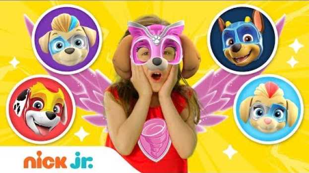 Video Mighty Twins Reveal! & Play Dress Up 🐶 With PAW Patrol!  | Jr. Dress Up Ep. 7 | Nick Jr. em Portuguese