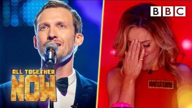 Video Awks! Charming hypnotherapist's quirky Rocky cover leaves Geri cringing 👊👁️ - All Together Now en français