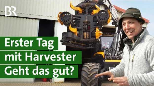 Video Nagelneuer Harvester im Einsatz: zum ersten Mal damit Bäume fällen, Agrartechnik | Unser Land | BR na Polish