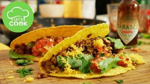 Video Tacos selber machen | Rezept mit Hackfleisch en Español