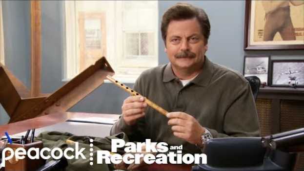 Video Ron Swanson Knows His Wood | Parks and Recreation su italiano