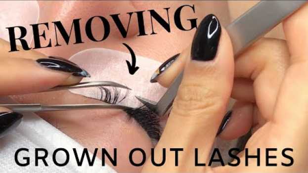 Video How To Get Individual Lashes Off (Without Remover!) en français