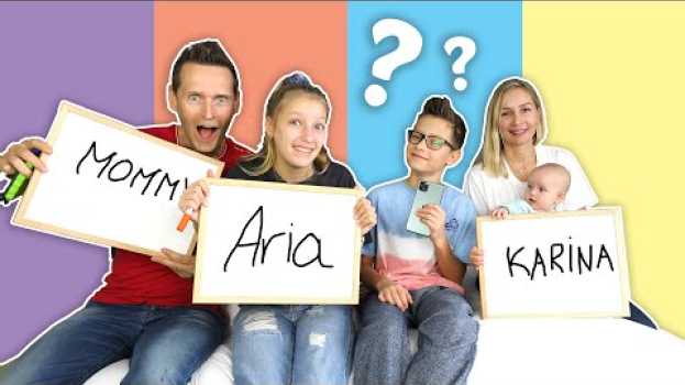 Video Who Knows Ronald Better! Mommy & Aria vs Karina vs Dad!!! en français
