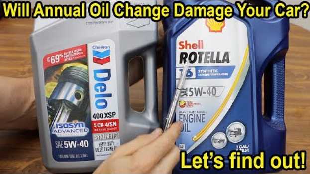 Видео Will Annual Oil Change Damage Your Car? Let's find out! на русском