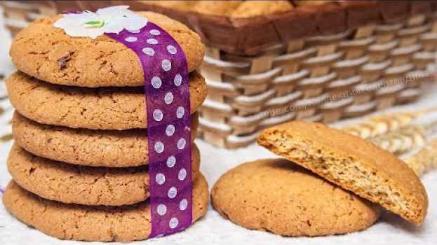 Video ХРУСТЯЩЕЕ ЛАКОМСТВО! Овсяное печенье с орехами – рецепт простой и вкусной выпечки! en français