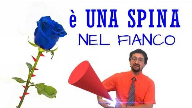 Video italiano avanzato per stranieri - è una spina nel fianco - italiano livello avanzato en Español