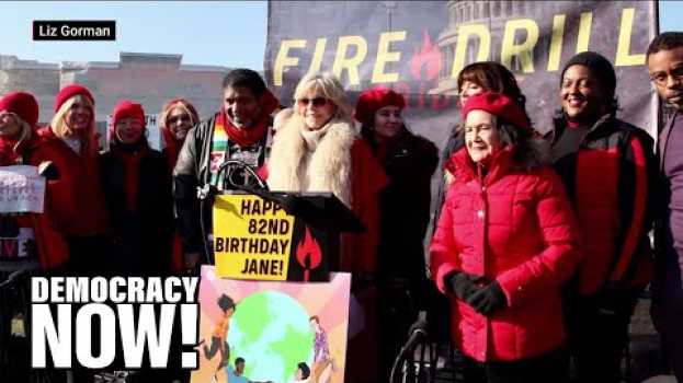 Видео "Best birthday party I ever had": Jane Fonda on being arrested for climate activism на русском