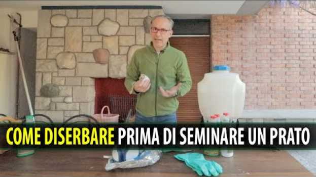 Video COME DISERBARE Prima di Seminare un Prato em Portuguese