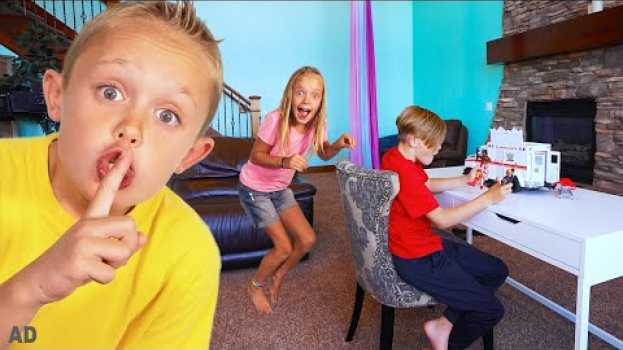 Видео Spying on Jack to Take his Cool Toys! Kids Fun TV! на русском