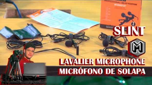Video ESTOS SON LOS ÚNICOS MICROFONOS QUE NECESITAS | SLINT LAVALIER MICROPHONE em Portuguese