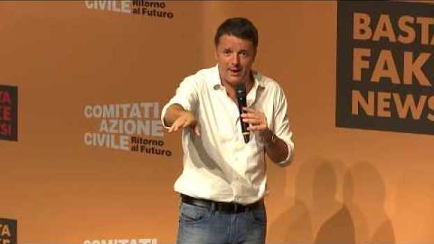 Video Matteo Renzi presenta Meritare l'Italia, scuola estiva 2019 na Polish