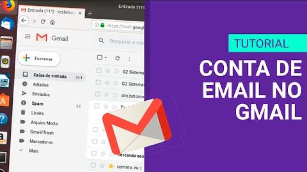 Видео Como configurar uma conta de email no Gmail | KingHost  ✉️✉️ на русском