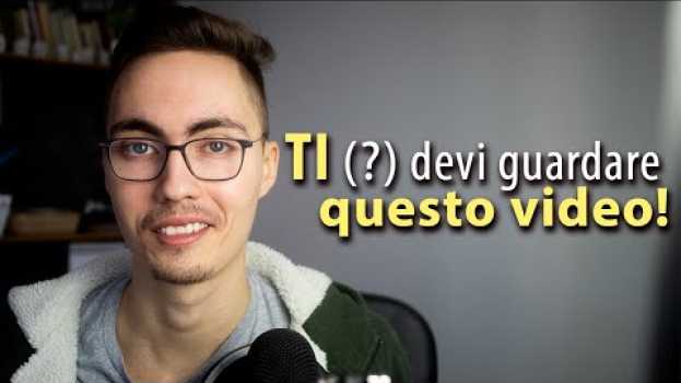 Video "Ti devi guardare questo video!" Ma perché... "ti"? em Portuguese
